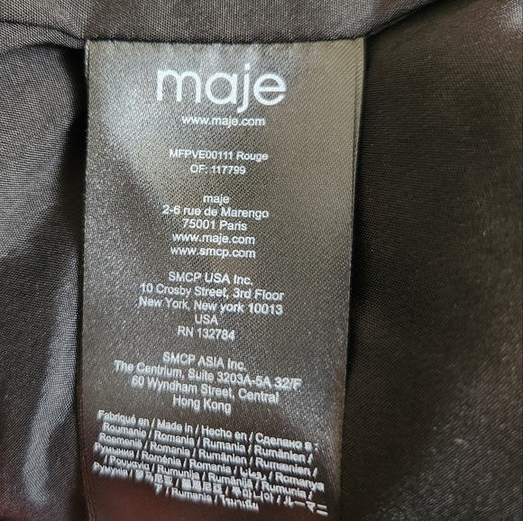 Maje "Viroma" Tweed Sweater Blazer - Picture 9 of 12